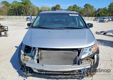 2012 Honda Odyssey Touring from USA, damaged, VIN 5FNRL5H98CB101601